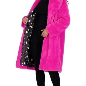 Avec le Filles faux fur coat, XS
